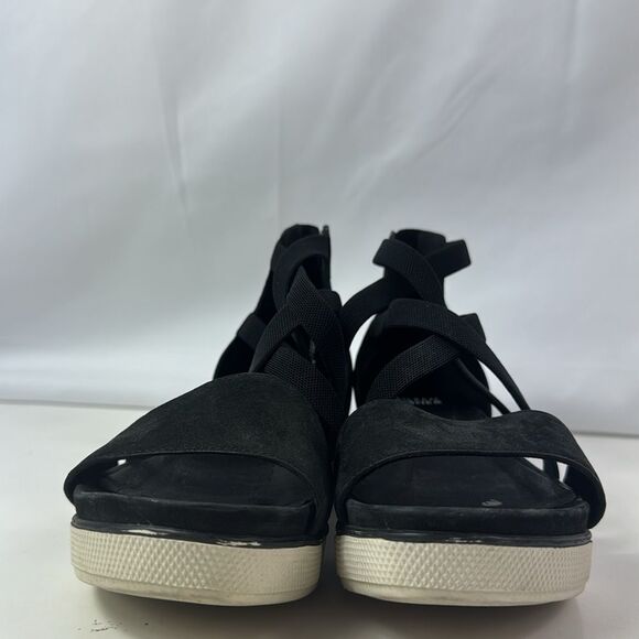 Eileen Fisher Skill Tumbled Nubuck Womens Sandal - Picture 8 of 13